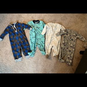 Carters Fleece Sleepers 6 months